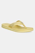 Japonke Tommy Hilfiger HILFIGER WEBBING BEACH SANDAL ženske, rumena barva, FW0FW08515