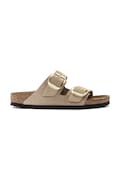 Шльопанці з нубуку Birkenstock Arizona Big Buckle колір бежевий 1023957