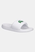 Lacoste papuci SERVE SLIDE 1.0 culoarea alb, cu platforma, 49CFA0022