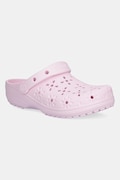 Παντόφλες Crocs Classic Floral Cut Out Clog χρώμα: ροζ, 210927-6ZW