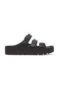 Šľapky Birkenstock Florida III Flex Platform EVA dámske, čierna farba, na platforme, 1029738