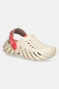 Παντόφλες Crocs X - (Echo) Clog χρώμα: μπεζ, 207937
