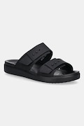 Шльопанці Crocs Brooklyn Buckle Low колір чорний на платформі 211215