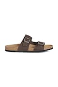 Geox papuci din nubuc U SANDAL GHITA barbati, culoarea maro, U159VB 00032 C6024
