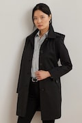 Lauren Ralph Lauren palton femei, culoarea negru, de tranzitie, 297967121