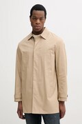 United Colors of Benetton płaszcz męski kolor beżowy przejściowy 21NCUN04I