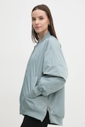 Bunda Calvin Klein Jeans dámska, šedá farba, prechodná, oversize, J20J224702