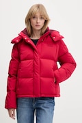 Пухено яке Tommy Jeans в червено зимен модел DW0DW21623
