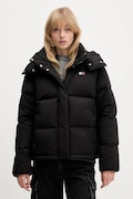 Пухено яке Tommy Jeans в черно зимен модел DW0DW21623