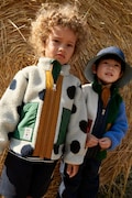 Detská bunda Liewood Noam Pile Jacket béžová farba, LW20017