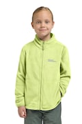 Дитяча кофта Jack Wolfskin TAUNUS JACKET K колір зелений однотонна 1609482