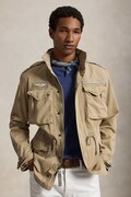 Polo Ralph Lauren kurtka przejściowa męska bawełniana Icnc Fld Jkt Lined Field zielona 710961616