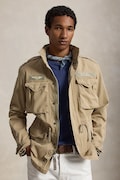Polo Ralph Lauren kurtka przejściowa męska bawełniana Icnc Fld Jkt Lined Field zielona 710961616