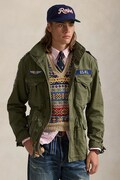 Polo Ralph Lauren kurtka bawełniana kolor zielony przejściowa 710961616
