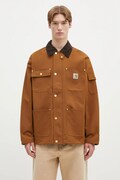 Carhartt WIP kurtka Clapton Jacket męska kolor brązowy przejściowa I034424.00SXX