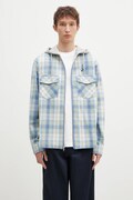 Košulja s primjesom vune ICECREAM Hooded Flannel Zip Through relaxed, IC24435
