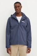 Αδιάβροχο μπουφάν Jack Wolfskin Trailtime 2L ανδρικό, χρώμα: μπλε, A63903