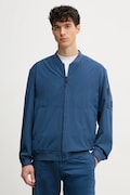 BOSS Orange kurtka bomber kolor niebieski przejściowa 50537058