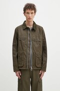 Barbour geaca Barbour Re-Engineered Short Bedale Wax Jacket culoarea verde, de tranzitie, MWX2446