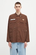 Μπουφάν AAPE Main Long Sleeve χρώμα: καφέ, AAPSTM8501XXN
