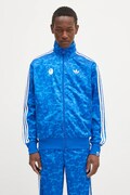 Суичър adidas Originals adidas Originals x BAPE Firebird Track Top AOP в синьо с десен JN7118