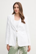 Plátěné sako OUI bílá barva, 92927