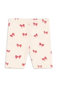 Konges Sløjd legginsy MINNIE SHORT LEGGING GOTS kolor beżowy KS103149