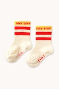 Дитячі шкарпетки Tinycottons TINY MEDIUM HEIGHT SOCKS колір бежевий SS25-456