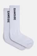 Ponožky Samsoe Samsoe pánske, biela farba, M24400016