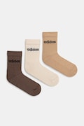 Ponožky adidas Essentials 3-pak béžová farba, IZ0106