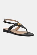 Lauren Ralph Lauren sandały skórzane Everley damskie kolor czarny 802959145001