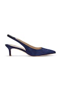 Lauren Ralph Lauren szpilki zamszowe Lolah II kolor granatowy 802959263001