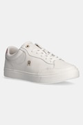 Kožne tenisice Tommy Hilfiger ESSENTIAL CHIC COURT SNEAKER boja: bijela, FW0FW08322