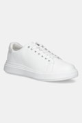 Αθλητικά Calvin Klein CUPSOLE LACE UP MONO χρώμα: άσπρο, HW0HW02445