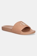 Calvin Klein Jeans klapki SLIDE MONOGRAM WMNS damskie kolor różowy YW0YW01835