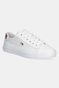 Tenisky Tommy Hilfiger VULC CANVAS LACE UP SNEAKER bílá barva, FW0FW08647