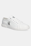 Πάνινα παπούτσια Calvin Klein Jeans ESS VULC LOW CV MG WN χρώμα: άσπρο, YW0YW01762