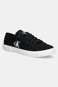 Πάνινα παπούτσια Calvin Klein Jeans ESS VULC LOW CV MG WN χρώμα: μαύρο, YW0YW01762