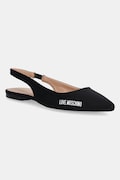 Love Moschino balerini culoarea negru, cu toc deschis, JA11021G1MIM0000