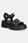 Camper sandale pentru femei din piele negre