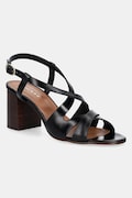 Jonak sandale de piele DELONA culoarea negru, 3600179