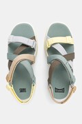 Camper sandale TWS femei, culoarea turcoaz, cu platforma, K201729-003
