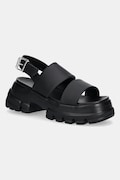 Tommy Jeans sandały CHUNKY CITY SANDAL damskie kolor czarny na platformie EN0EN02750