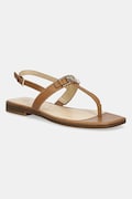 Guess sandali in pelle REALITY donna colore marrone FLJREL LEA21