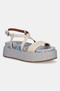 Kurt Geiger London sandale de piele Chelsea Flatform Sandal femei, culoarea bej, cu platforma, 4352286109
