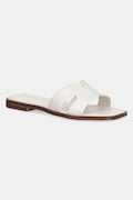 Aldo slapi de piele ITSANDAL femei, culoarea bej, 13991497