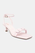Aldo sandale de piele DAISYROSE culoarea roz, 13964636