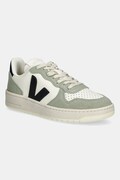 Veja sneakers VI0220500A V-10 LEATHER femei, culoarea verde, VI0220500A