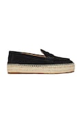 Замшеві еспадрилі Lauren Ralph Lauren Luize Loafer колір чорний 802953958003