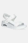 Skechers sandały UNO damskie kolor biały na koturnie 119813